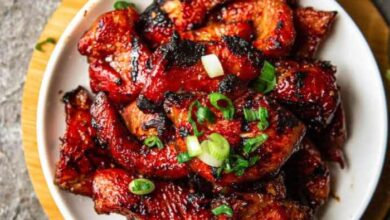 Chinese barbeque pork char siu