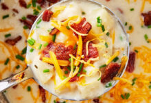 Instant pot loaded baked potato soup