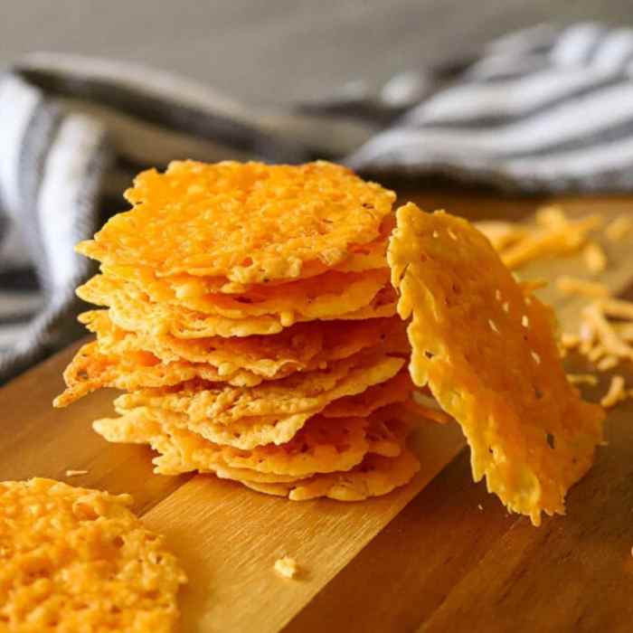 Basic keto cheese crisps