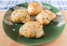Frozen garlic knots in the air fryer