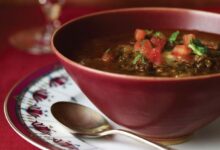 Chef johns black lentil soup