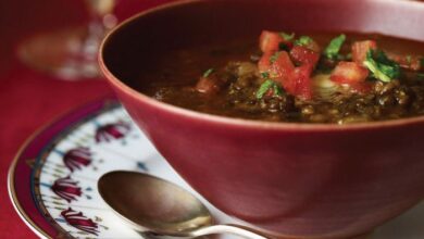Chef johns black lentil soup