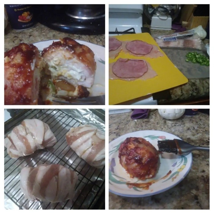 Cordon bleu chicken rolls