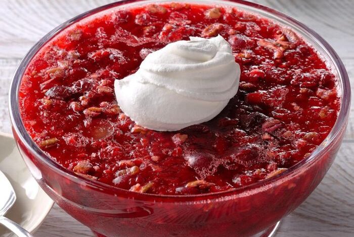 Cranberry gelatin salad i
