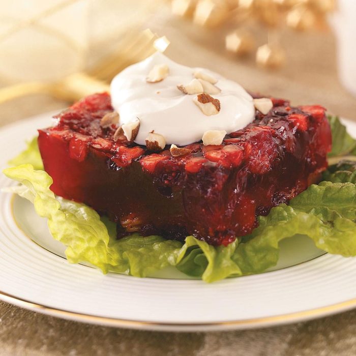 Cranberry gelatin salad i