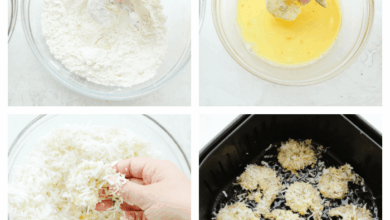 Air fryer coconut shrimp