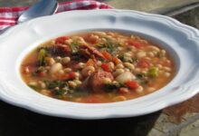 Caldo verde portuguese sausage kale soup