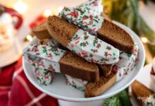 Chef johns gingerbread biscotti