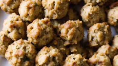 Grandma dots stuffing balls