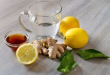Honey lemon ginger tea
