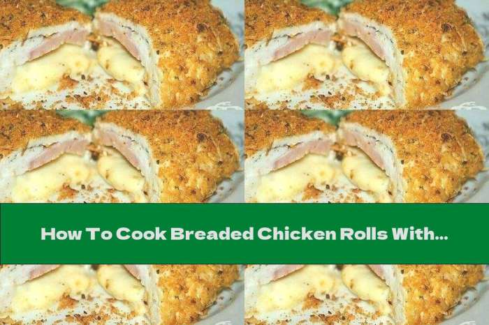 Cordon bleu chicken rolls