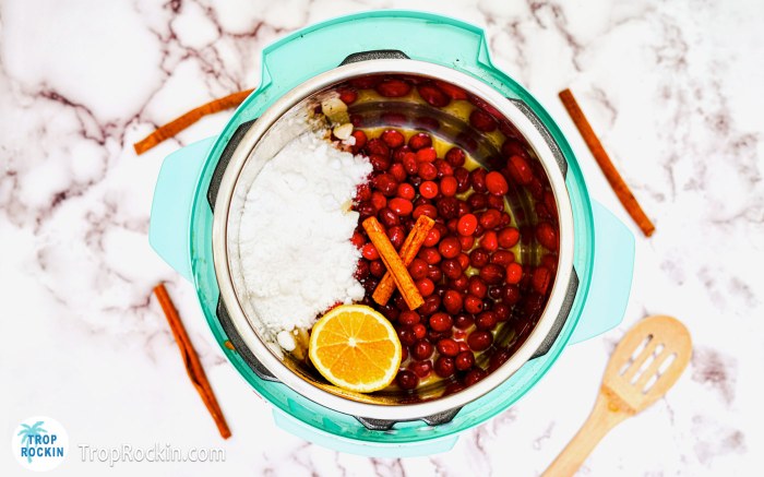 Instant pot cranberry sauce