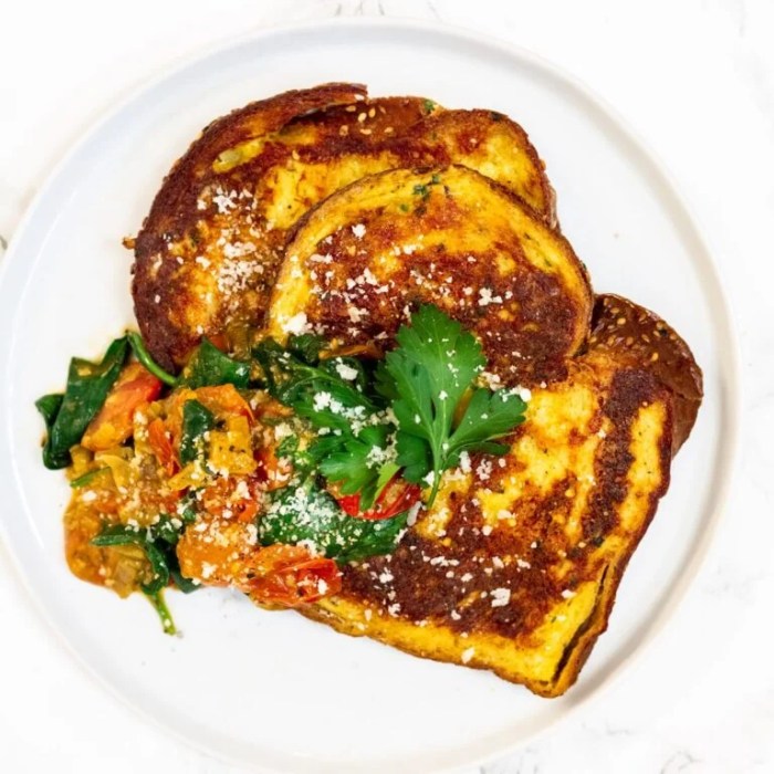 Savory parmesan french toast