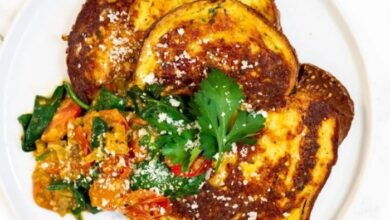 Savory parmesan french toast