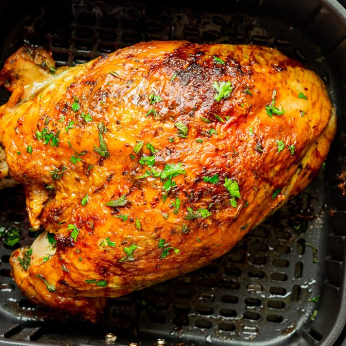 Perfect turkey breast roast in the air fryer