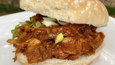Pulled chicken sloppy joes sloppy chickens