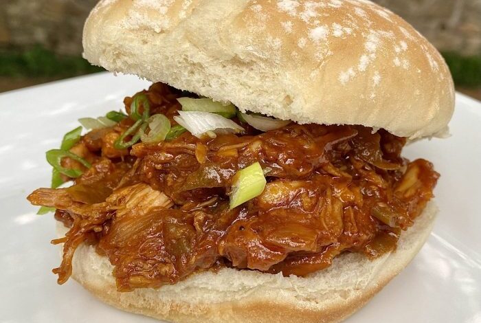 Pulled chicken sloppy joes sloppy chickens