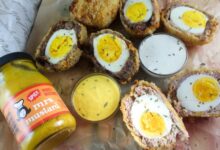 Air fryer scotch eggs