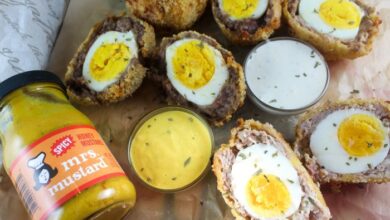 Air fryer scotch eggs