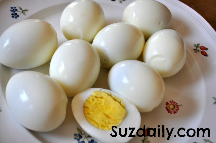 Pressure cooker hard boiled eggs