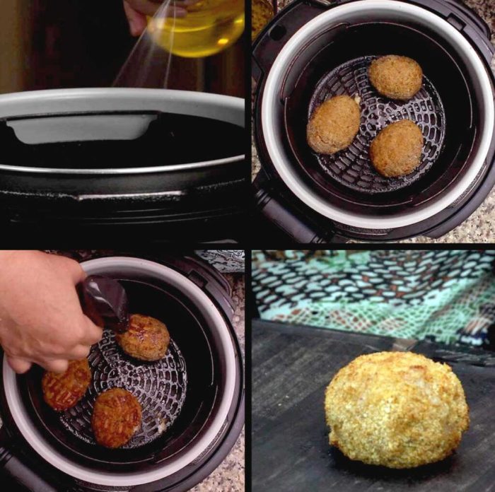 Air fryer scotch eggs