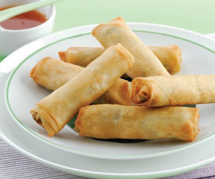 Corned beef egg roll