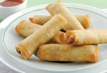 Corned beef egg roll