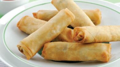 Corned beef egg roll