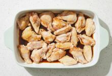 Simple marinated chicken wings