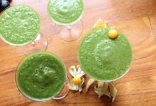 Spinach and kale smoothie