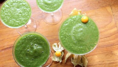 Spinach and kale smoothie