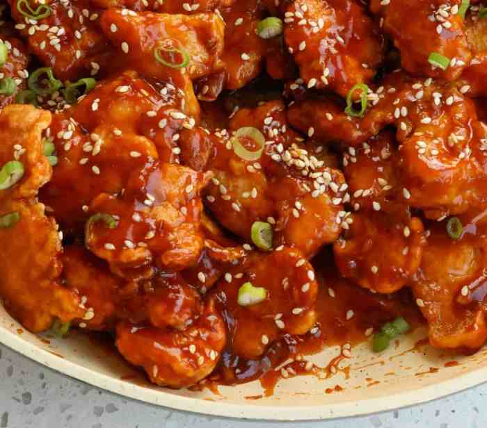 Sesame chicken crispy homemade oil flavor final drizzle sometimes giving mix before over top do Simple sauteed sesame chicken