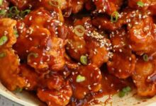 Simple sauteed sesame chicken