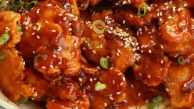 Simple sauteed sesame chicken