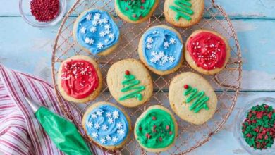 Healthier sugar cookie icing