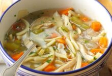 Rotisserie chicken noodle soup