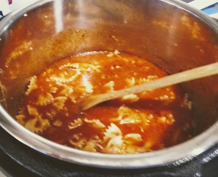 Instant pot lasagna soup
