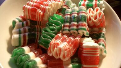 Old fashioned homemade hard candy