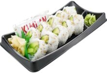 Sushi avocado cucumber rolls hand vegan make vietnamese roll step do thevietvegan