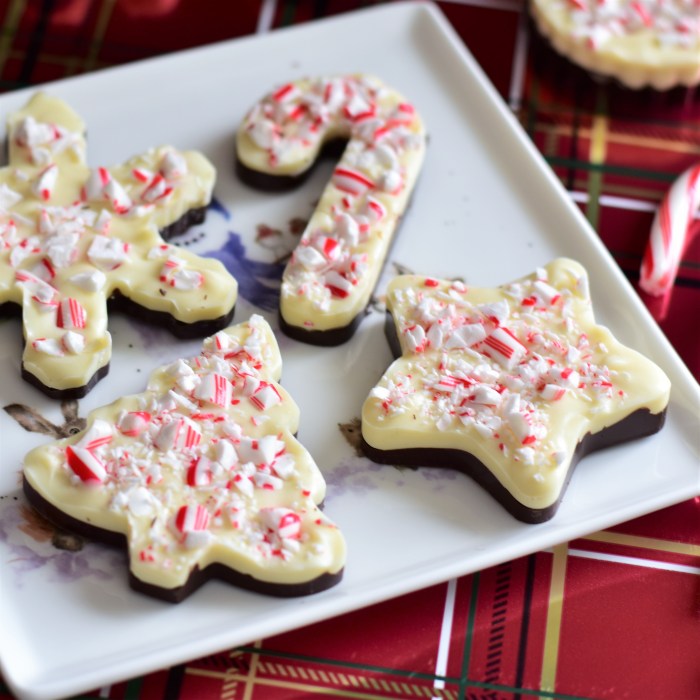 Milk chocolate peppermint bark