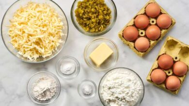 Christmas green chile egg casserole