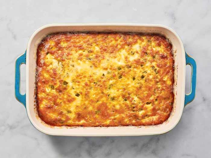 Christmas green chile egg casserole