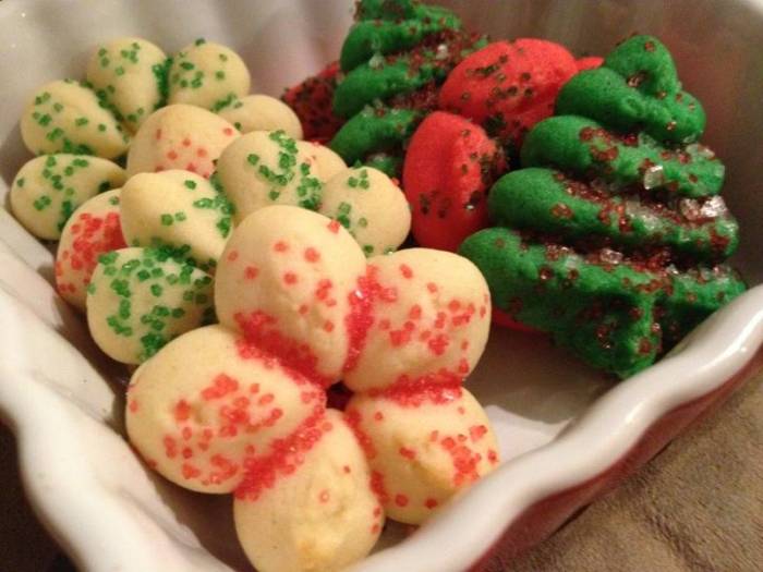 Butter rich spritz butter cookies