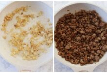 Creamy sausage and mushroom gnocchi skillet