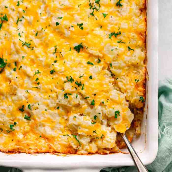 Slow cooker funeral potatoes hash brown casserole