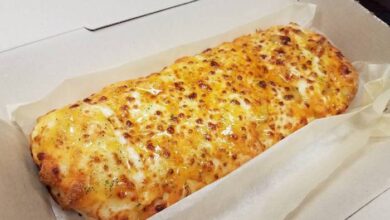 Easy breezy cheesy stuffed bread dominos copycat recipe