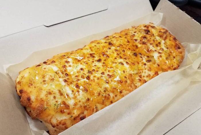 Easy breezy cheesy stuffed bread dominos copycat recipe
