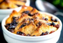 Bread and butter pudding